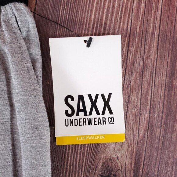 NWT Saxx Underwear Co Mens Size Medium Sleepwalker Pants Gray sweatpants SXLW30 - Picture 8 of 12